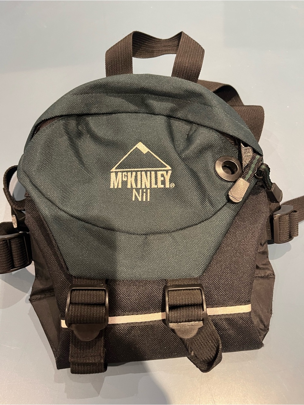McKINLEY Men's Compact Backpack in Dark Green and Black